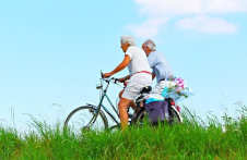 cycling couple